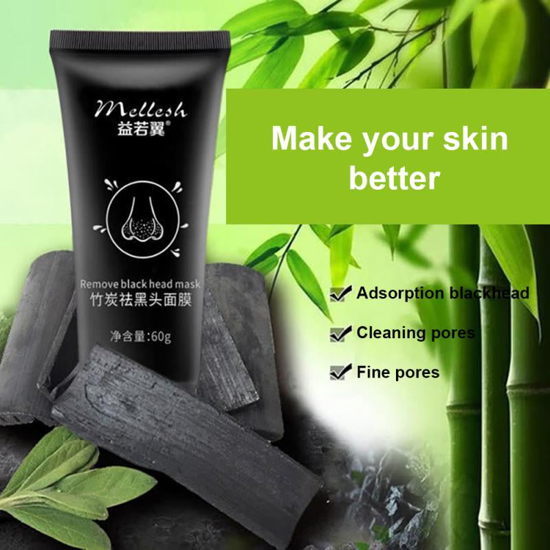 Bamboo Charcoal Black Head Remover Mask Acne Treatments Peel off Mild and Effective Black Mask from Black Dots Skin Care TSLM1