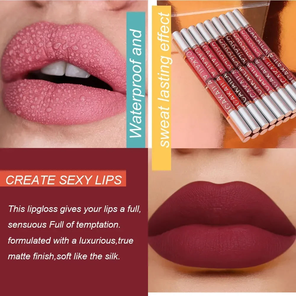 10/6 PCS Lipstick Set Makeup for Women Free Shipping Waterproof Long Lasting Cosmetics Korean Makeup Matte Lipstick