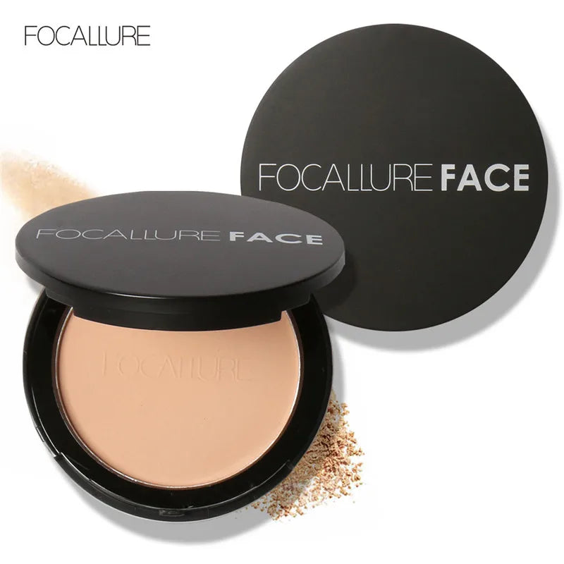 3 Colors Make up Face Powder Brighten Oil-Control Nude Makeup Pressed Powder Foundation Makeup Base Cosmetics