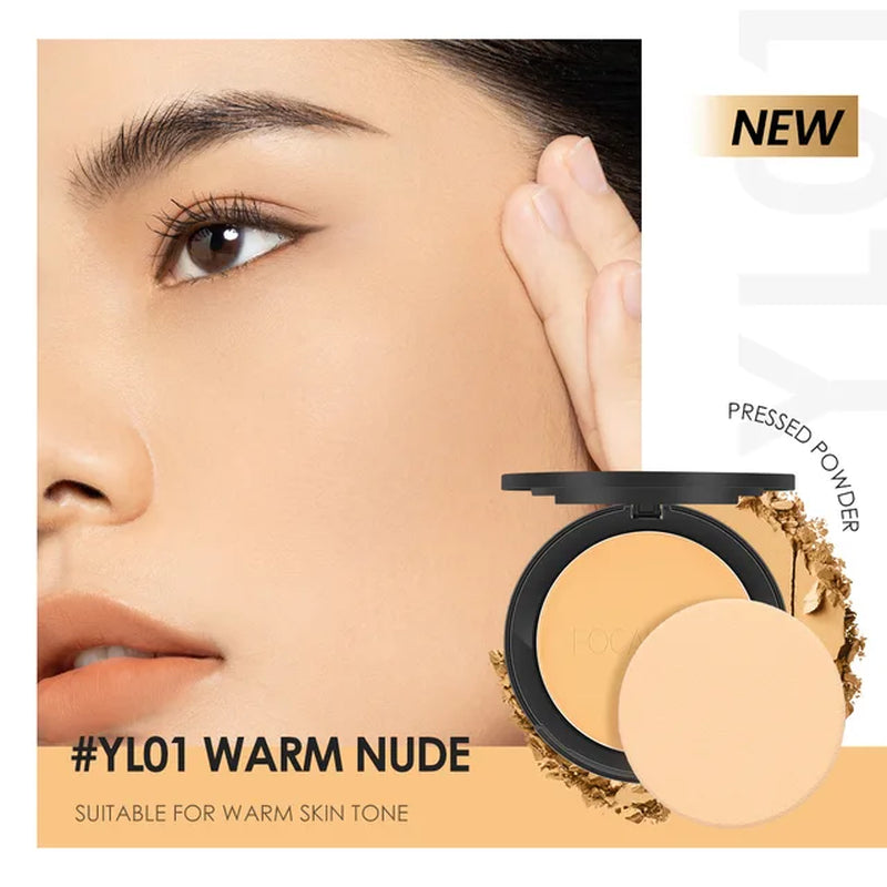 3 Colors Make up Face Powder Brighten Oil-Control Nude Makeup Pressed Powder Foundation Makeup Base Cosmetics