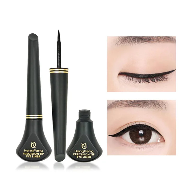 Makeup Black Liquid Eyeliner No Smudging No Makeup Waterproof and Sweat-Proof Soft Make up Eye Liner Superfine Eyes Liner