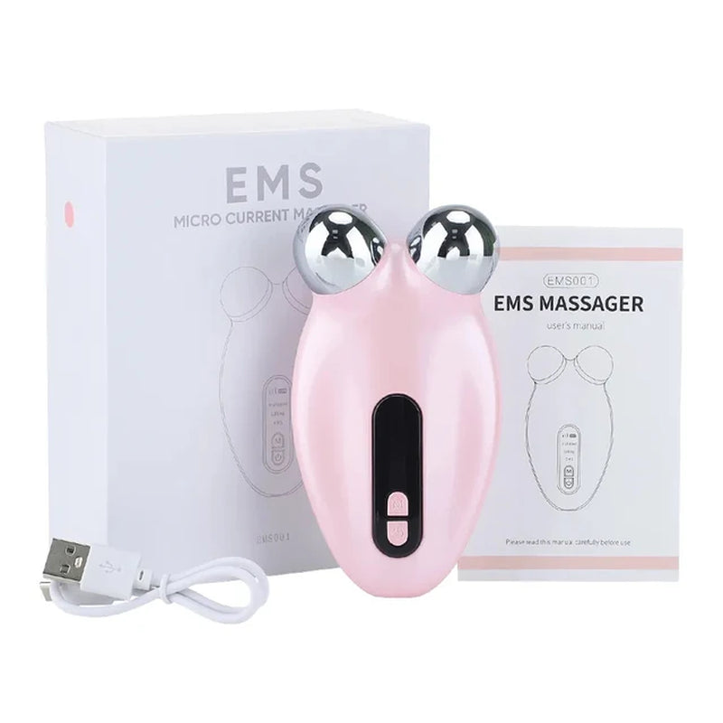 Facial Massager EMS Facial Microcurrents for Face Facial Roller Face Lifting Device Double Chin Remover EMS Face Lift Massager