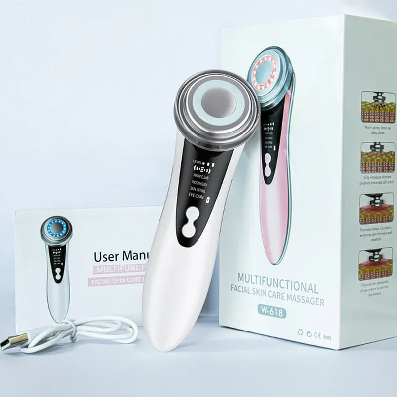 Multifunctional Facial Skin Care Massager Electric Facial Massage Device Clean Face Skin Rejuvenation Lifting Tighten