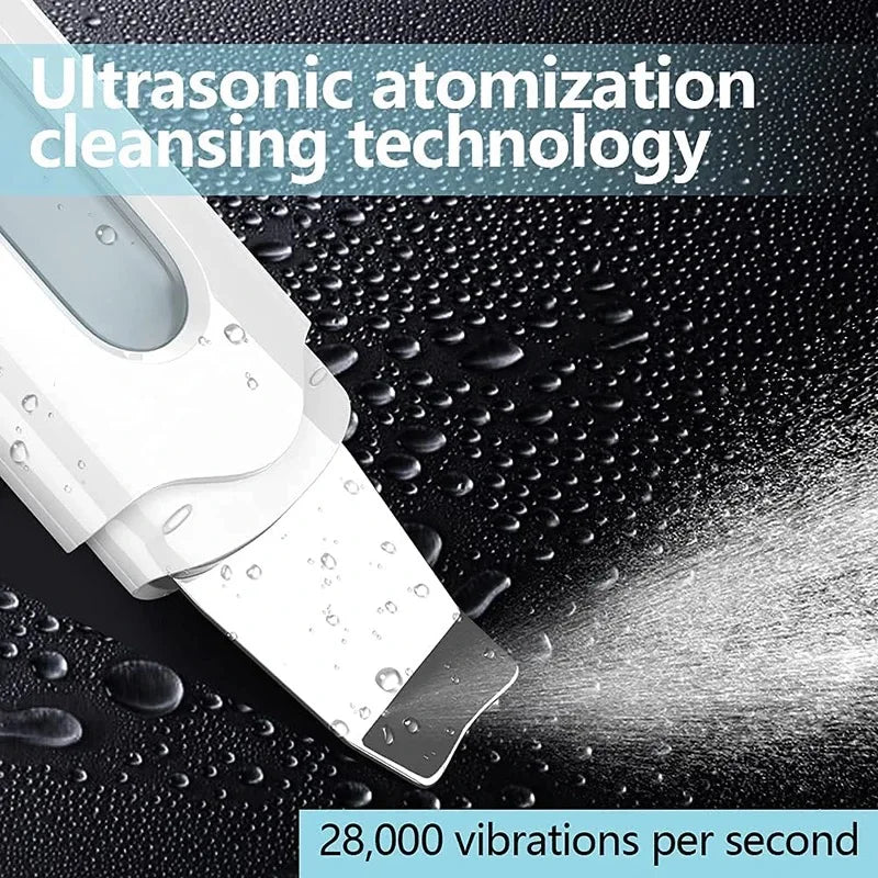 Ultrasonic Skin Scrubber EMS Microcurrent Shoveling Machine Blackhead Remove Deep Face Cleaning Beauty Instrument Skin Lift