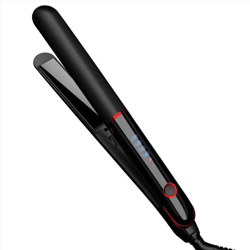 Hair Straightener Temperature Adjustment Ceramic Tourmaline Ionic Flat Iron Curling Iron Hair Curler Comb Women