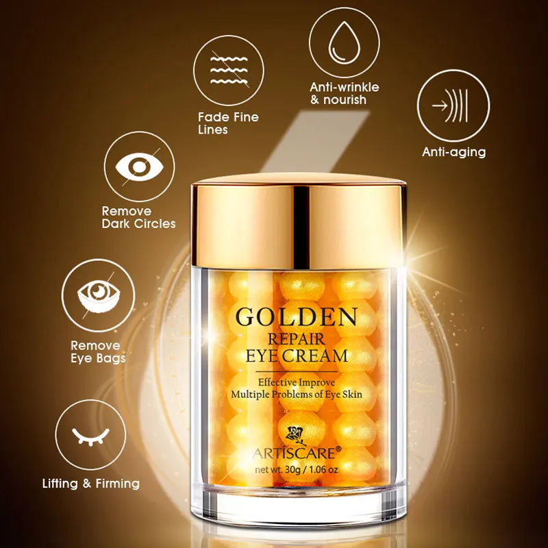 Snail Facial Cream + Peptide Eye Serum + Golden Eye Cream 3Pcs/Lot for Moisturizing and Dark Circles Face Care Essence