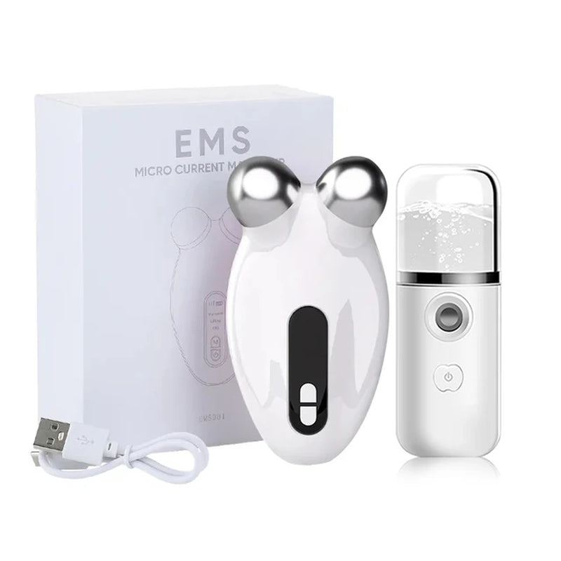 Facial Massager EMS Facial Microcurrents for Face Facial Roller Face Lifting Device Double Chin Remover EMS Face Lift Massager