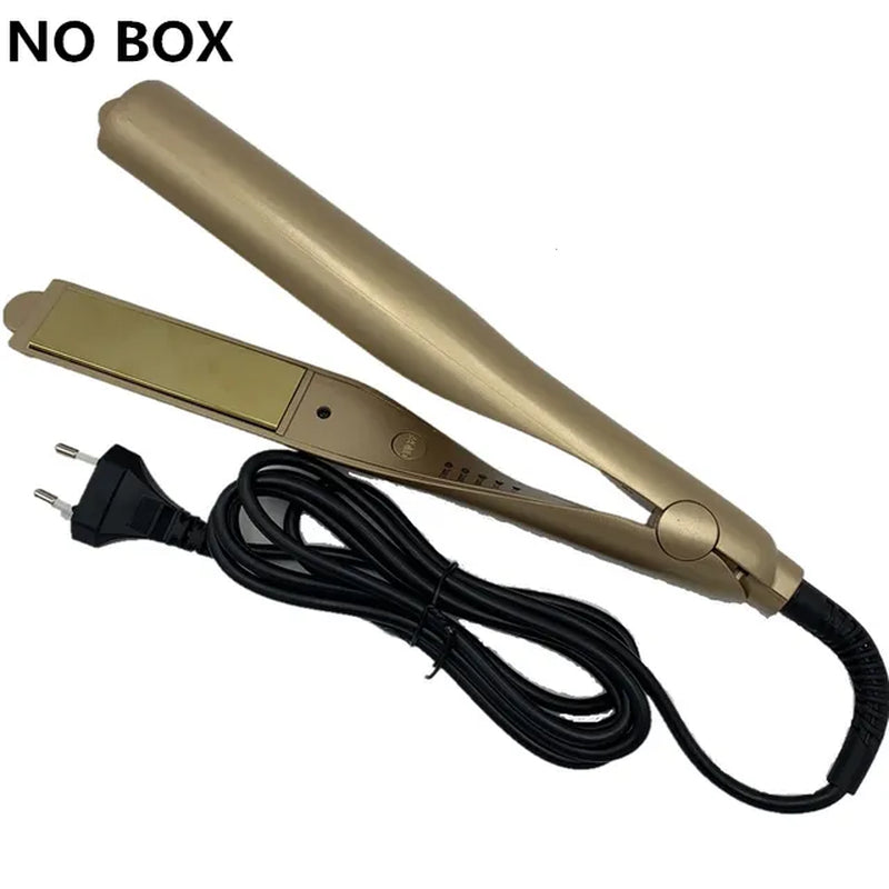 2 in 1 Hair Straightener and Curler Twist Straightening Curling Iron Professional Negative Ion Fast Heating Styling Flat Iron