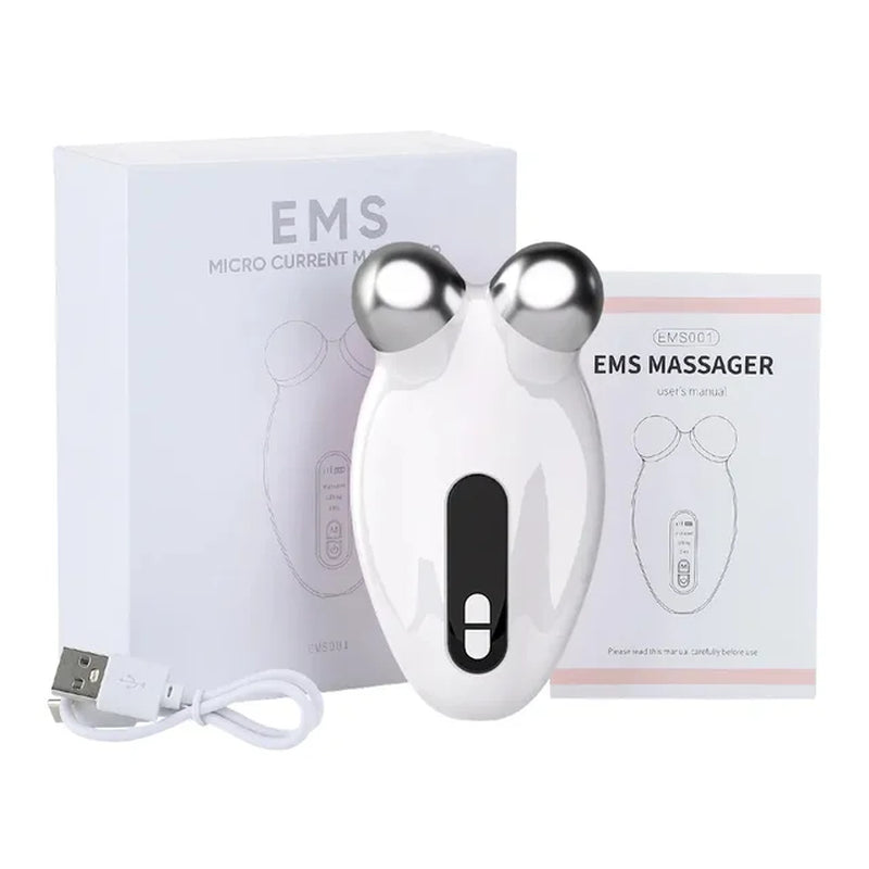 Facial Massager EMS Facial Microcurrents for Face Facial Roller Face Lifting Device Double Chin Remover EMS Face Lift Massager