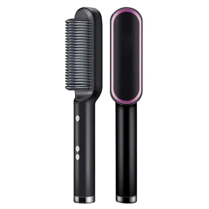 Hair Straightener and Curler Proffesional Hair Straightener Machine Brush Ceramic Dry Wet Thermostatic Hair Curling Tools