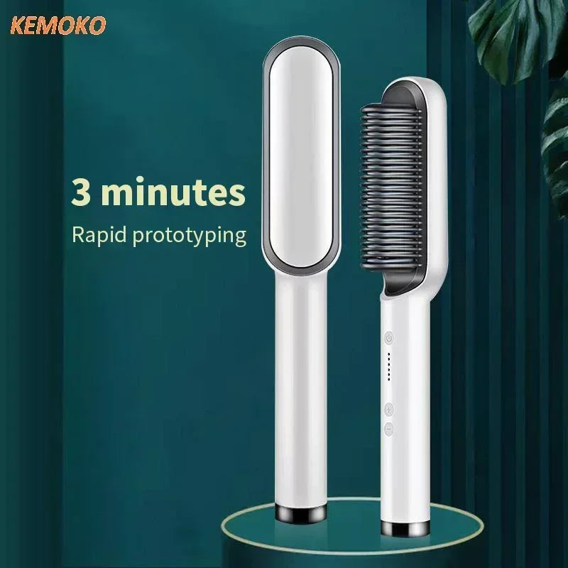 Professional Quick Heated Electric Hot Comb Hair Straightener Professional Negative Ion Hair Straightener Hair Straightener