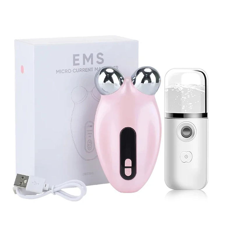 Facial Massager EMS Facial Microcurrents for Face Facial Roller Face Lifting Device Double Chin Remover EMS Face Lift Massager